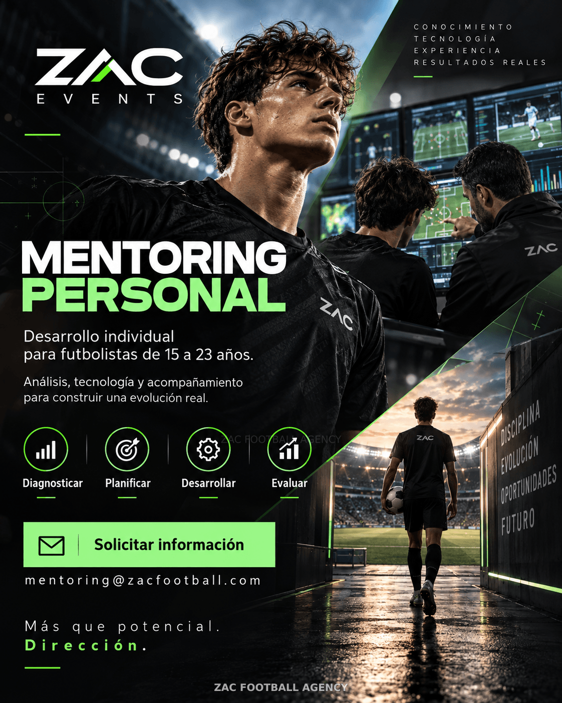 Desarrollo individual del futbolista: diagnosticar, planificar, desarrollar y evaluar