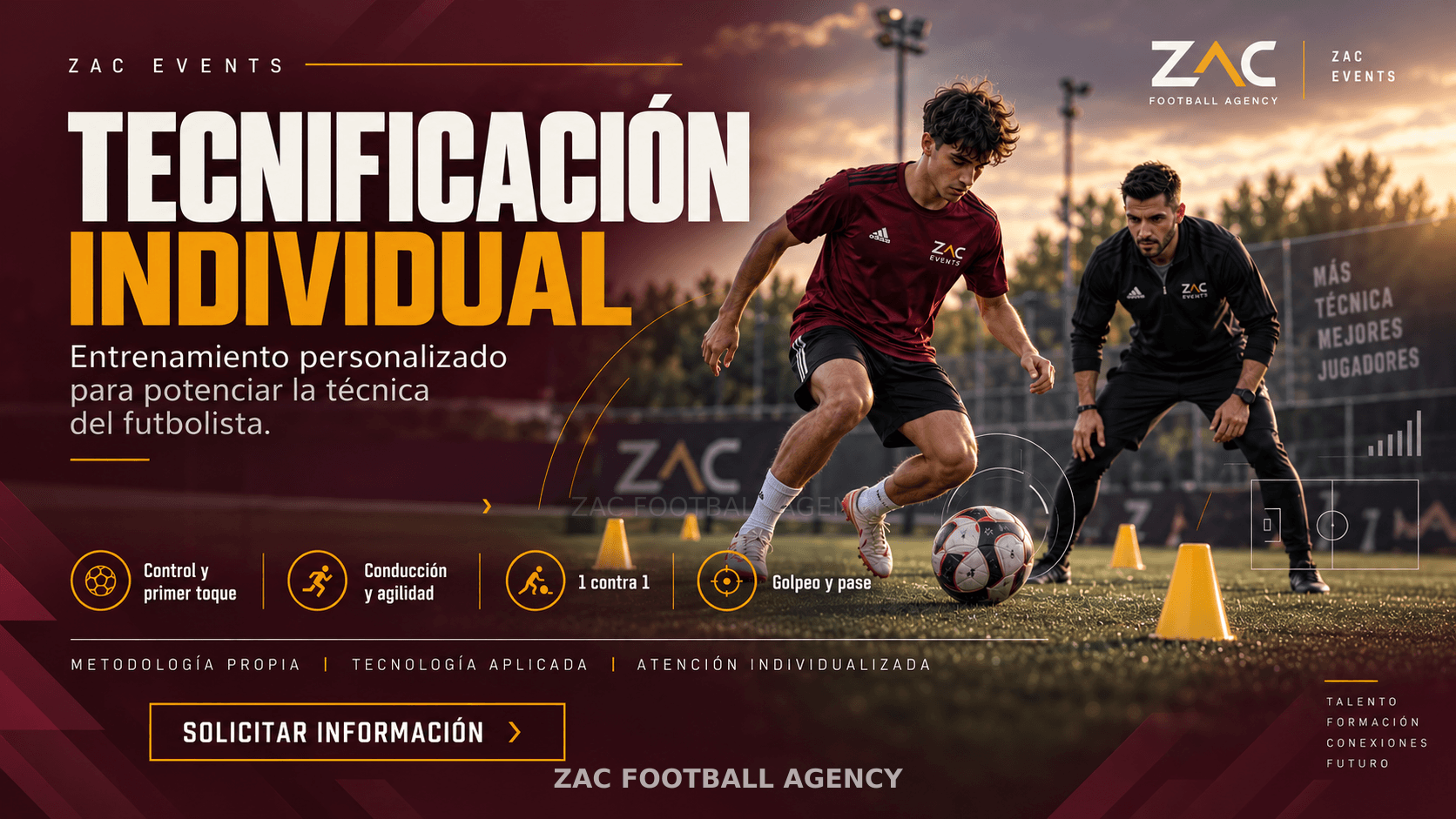 ZAC Events: tecnificación individual y entrenamiento personalizado